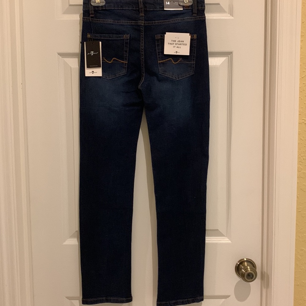 NWT Boys 7 For all mankind jeans. - Picture 4 of 7